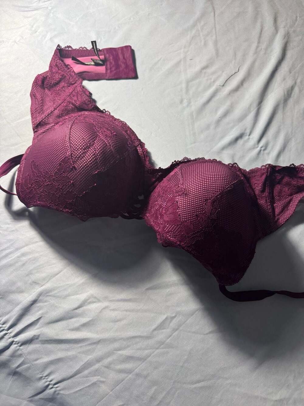 Torrid Curve Purple Lace Bra Size 44 DDD